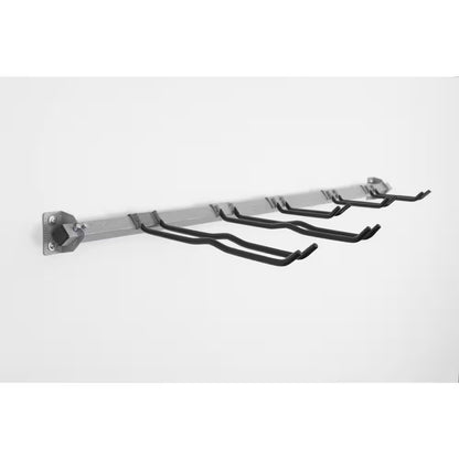 Powder Coat Steel 7-Ski and Snowboard Storage Rack